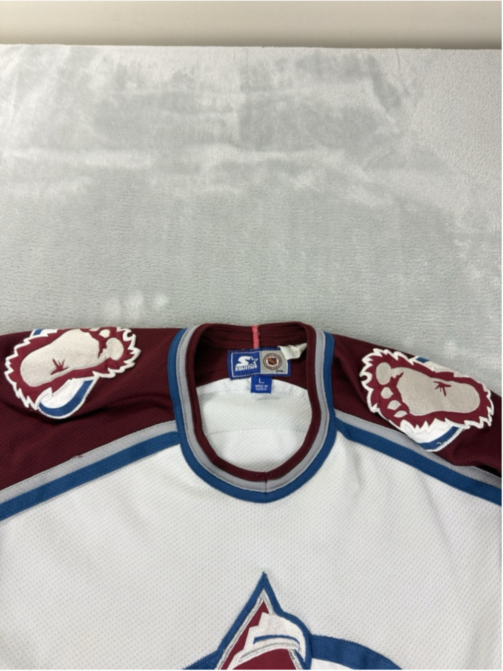 Vintage Starter Colorado Avalanche Mike Ricci #9 NHL Hockey Jersey - Picture 12 of 16